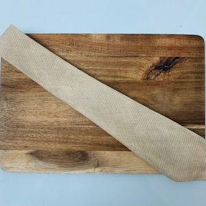 Vintage Gucci Flax and Cotton Tie - Made in Italy